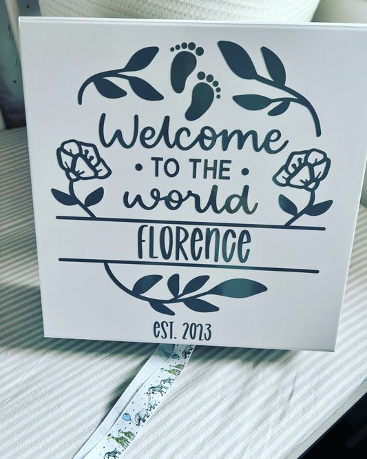 NEW BOX DESIGN - Welcome To The World Floral
