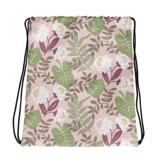 Floral Nature Drawstring bag